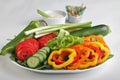 Sliced Vegetables Royalty Free Stock Photo