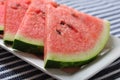 Sliced water melon Royalty Free Stock Photo