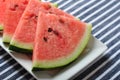 Sliced water melon Royalty Free Stock Photo