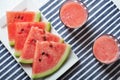 Sliced water melon Royalty Free Stock Photo