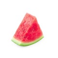 Sliced of watermelon isolated on white background Royalty Free Stock Photo