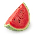 Sliced of watermelon isolated over white background Royalty Free Stock Photo