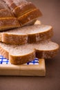 Sliced whole wheat bread Royalty Free Stock Photo