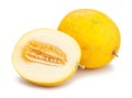 Sliced yellow melon Royalty Free Stock Photo