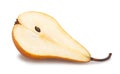 Sliced yellow pear Royalty Free Stock Photo