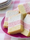 Slices of Angel Cake Royalty Free Stock Photo