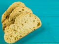 Slices of Baked Corn Bread Royalty Free Stock Photo
