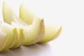 Slices of a cantaloupe Royalty Free Stock Photo