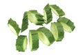 Slices of Chinese Okra Royalty Free Stock Photo