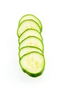 Slices cucumber Royalty Free Stock Photo