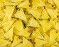 Slices cut pineapple Royalty Free Stock Photo