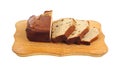 Slices Date Bread Front View Royalty Free Stock Photo