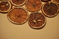 slices of dry oranges Royalty Free Stock Photo
