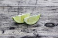 Slices of lime