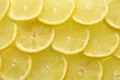 Slices of lemon background Royalty Free Stock Photo