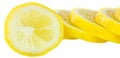 Slices Lemon Fruits III Royalty Free Stock Photo