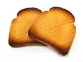 Slices of melba toast Royalty Free Stock Photo
