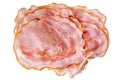 slices of Porchetta italian ham