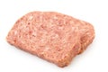 Slices of pork luncheon meat Royalty Free Stock Photo