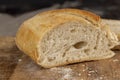 slices of sliced loaf of wheat bread Royalty Free Stock Photo