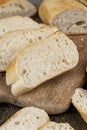 slices of sliced loaf of wheat bread Royalty Free Stock Photo