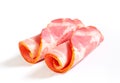 Slices of smoked pork - rolled up Royalty Free Stock Photo