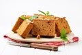 Slices of spice cake Royalty Free Stock Photo