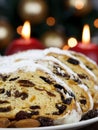 Slices of Stollen Cake