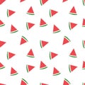 Slices of watermelon. Seamless background
