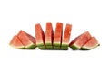 Slices of watermelons Royalty Free Stock Photo