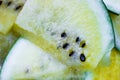 Yellow watermelon Royalty Free Stock Photo