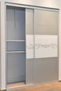 Slide door closet