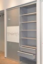 Slide door closet