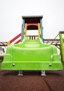 Slide on an empty playground