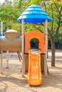 Slide at ÃÂ¡hildren playground Multi - Unit Royalty Free Stock Photo