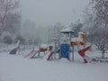 Slide on the playground