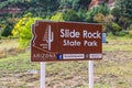 Slide Rock State Park - Sedona Arizona Royalty Free Stock Photo