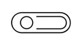 Slider button icon, UI control, option selection, vector design Generative AI Royalty Free Stock Photo