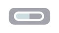 Slider Progress Bar Icon for UI Controls & Settings, vector design Generative AI Royalty Free Stock Photo