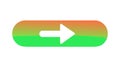 Sliding Green Arrow Progress Indicator Icon, vector design Generative AI Royalty Free Stock Photo