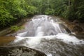 Sliding Rock Falls in North Carolina