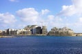 Sliema cityscape, Malta. Sliema is a town located on the northeast coast of Malta in the Northern Harbour District Royalty Free Stock Photo