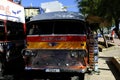 Old colourful bus of the island of Malta