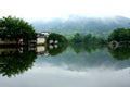 Slient lakeside in Hongcun village