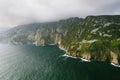 Slieve League, Irelands highest sea cliffs, located in south west Donegal along this magnificent costal driving route. One of the Royalty Free Stock Photo