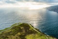 Slieve League, Irelands highest sea cliffs, located in south west Donegal along this magnificent costal driving route. One of the Royalty Free Stock Photo