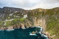 Slieve League, Irelands highest sea cliffs, located in south west Donegal along this magnificent costal driving route. One of the Royalty Free Stock Photo