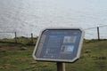 Slieve League evening view - signboard - Northern Ireland travel - Atlantic ocean - Irish tours