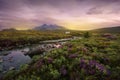 Sligachan river, Scotland Royalty Free Stock Photo