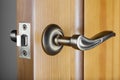 Slightly opened door Royalty Free Stock Photo